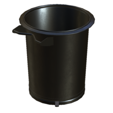 Vorabscheiderbehälter aus Stahl verzinkt Fassungsvermögen 35 Liter Artikel 10961 Ruwac