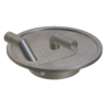 Vorabscheiderdeckel aus Stahl verzinkt für Behältergröße 110 Liter Artikel 10938 Ruwac